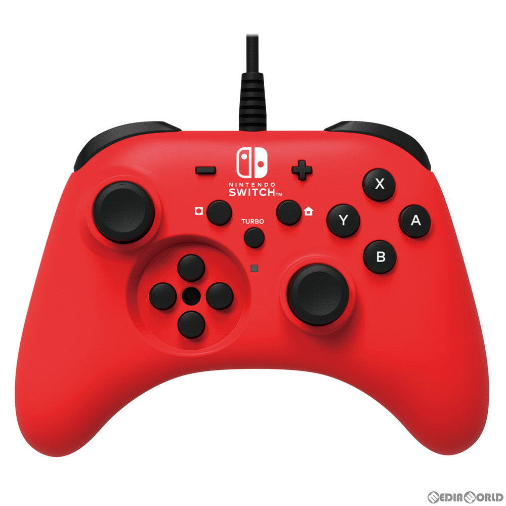 【中古即納】[お得品][表紙説明書なし][ACC][Switch] ホリパッド for Nintendo Switch(ニンテンドースイッチ) レッド 任天堂ライセンス商品 HORI(NSW-156)(20201001)