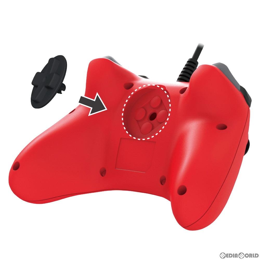 【中古即納】[お得品][表紙説明書なし][ACC][Switch] ホリパッド for Nintendo Switch(ニンテンドースイッチ) レッド 任天堂ライセンス商品 HORI(NSW-156)(20201001)