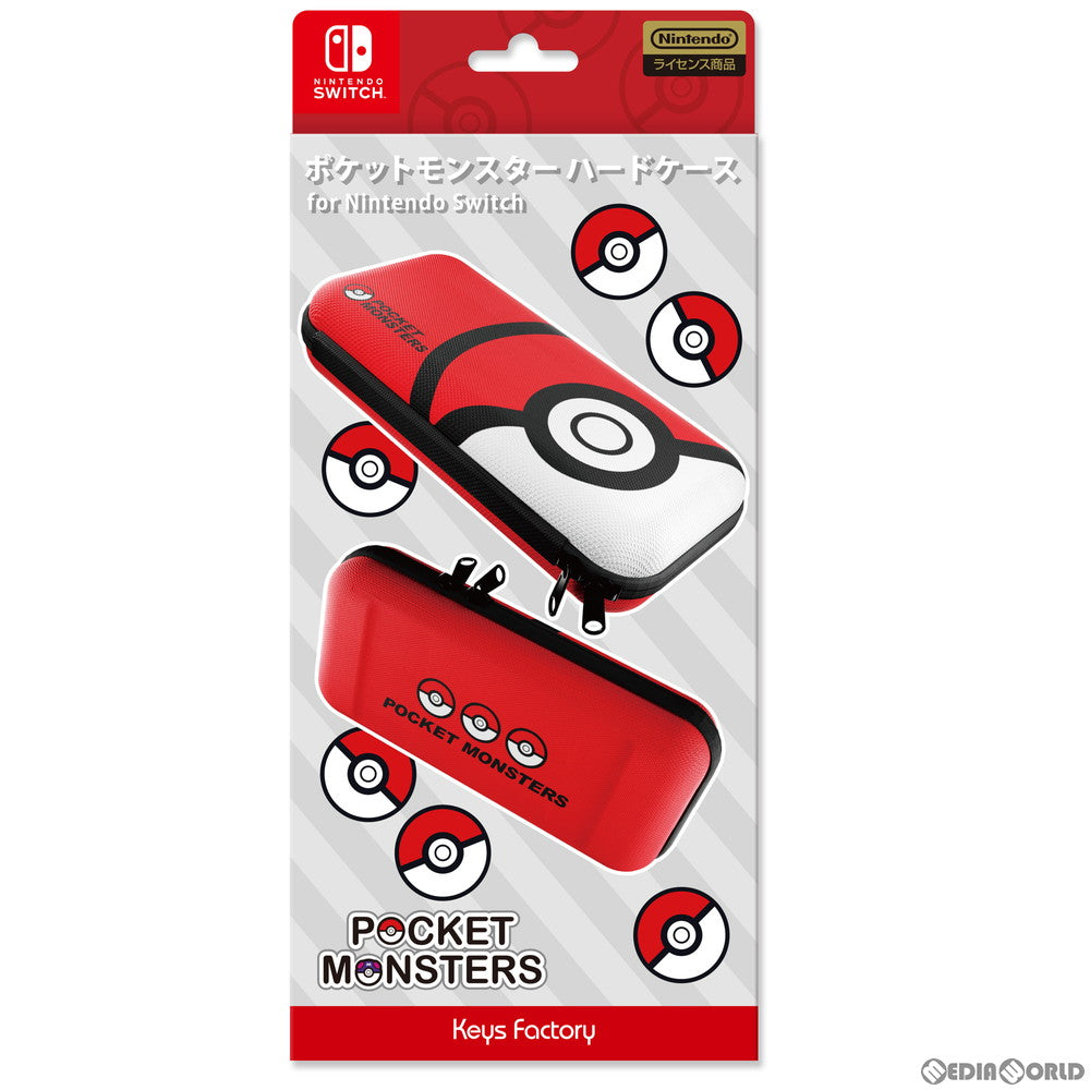 【新品】【お取り寄せ】[ACC][Switch] ポケットモンスター ハードケース for Nintendo Switch(ニンテンドースイッチ) 任天堂ライセンス商品 キーズファクトリー(CHC-002-1)(20201211)