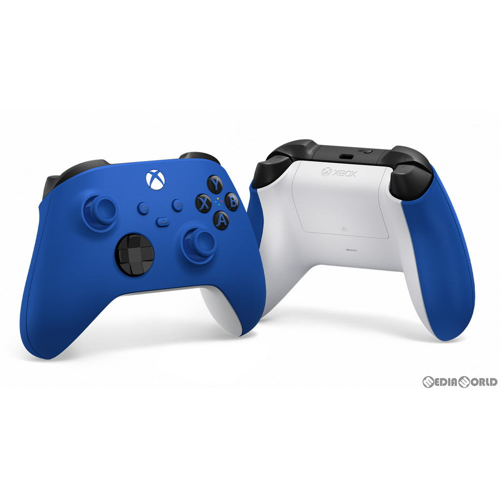 【中古即納】[お得品][表紙説明書なし][ACC][XboxX/S] Xbox ワイヤレス コントローラー(ショック ブルー) 日本マイクロソフト(QAU-00005)(20201110)