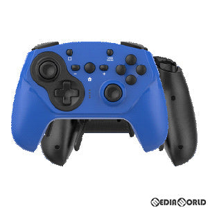 【新品】【お取り寄せ】[ACC][Switch] CYBER・ジャイロコントローラー PRO 無線タイプ(SWITCH用)(スイッチ用) ブルー×ブラック サイバーガジェット(CY-NSGPWL-BLBK)(20210331)