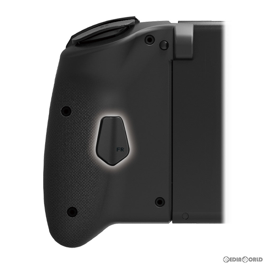 【中古即納】[お得品][表紙説明書なし][ACC][Switch] グリップコントローラー for Nintendo Switch(ニンテンドースイッチ) クリアブラック 任天堂ライセンス商品 HORI(NSW-298)(20201112)