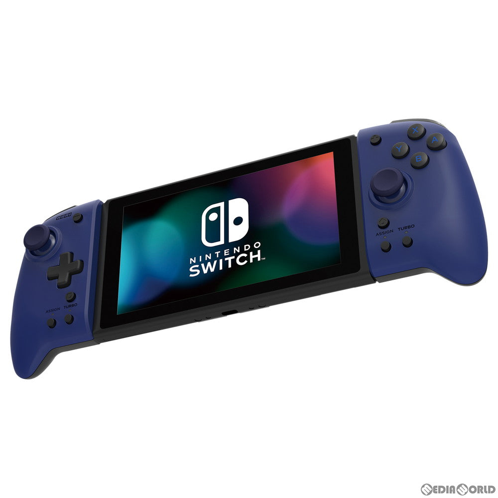 【中古即納】[お得品][表紙説明書なし][ACC][Switch] グリップコントローラー for Nintendo Switch(ニンテンドースイッチ) ブルー 任天堂ライセンス商品 HORI(NSW-299)(20201112)