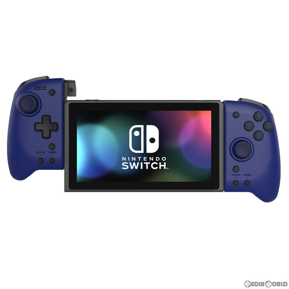 【中古即納】[お得品][表紙説明書なし][ACC][Switch] グリップコントローラー for Nintendo Switch(ニンテンドースイッチ) ブルー 任天堂ライセンス商品 HORI(NSW-299)(20201112)