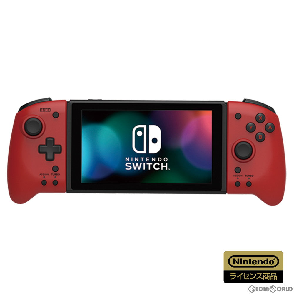 【中古即納】[ACC][Switch] グリップコントローラー for Nintendo Switch(ニンテンドースイッチ) レッド 任天堂ライセンス商品 HORI(NSW-300)(20201112)