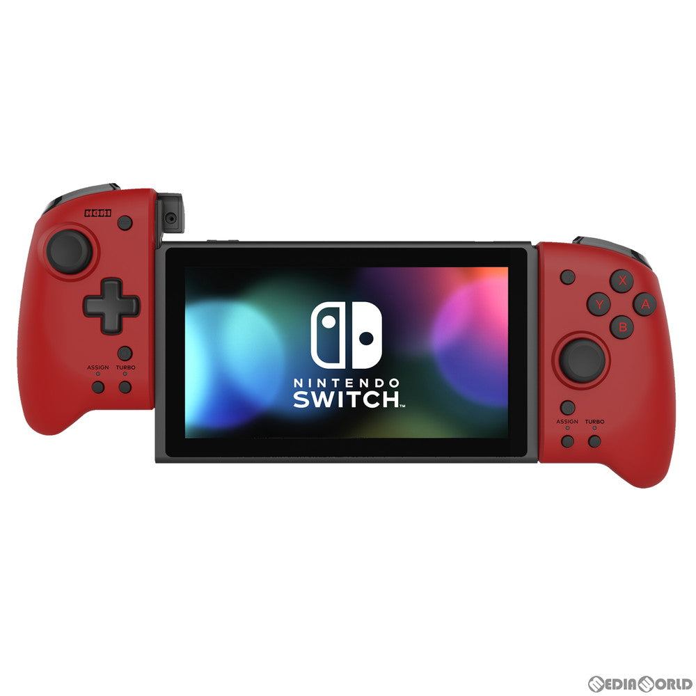 【中古即納】[ACC][Switch] グリップコントローラー for Nintendo Switch(ニンテンドースイッチ) レッド 任天堂ライセンス商品 HORI(NSW-300)(20201112)