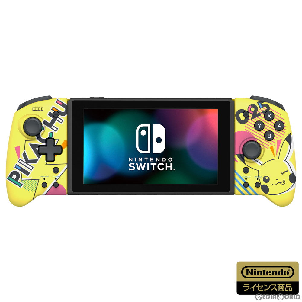【中古即納】[お得品][表紙説明書なし][ACC][Switch] グリップコントローラー for Nintendo Switch(ニンテンドースイッチ) ピカチュウPOP 任天堂ライセンス商品 HORI(NSW-254)(20201128)