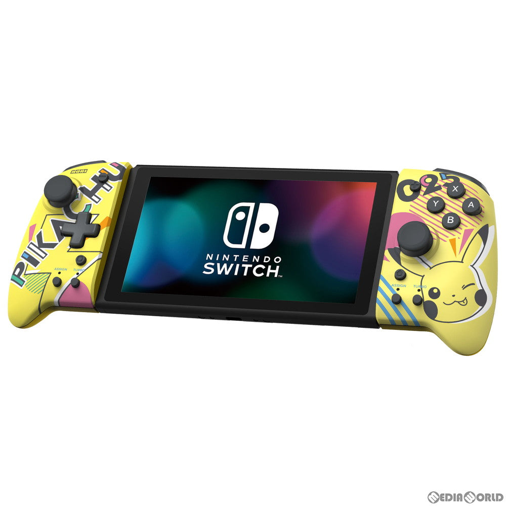 【中古即納】[お得品][表紙説明書なし][ACC][Switch] グリップコントローラー for Nintendo Switch(ニンテンドースイッチ) ピカチュウPOP 任天堂ライセンス商品 HORI(NSW-254)(20201128)