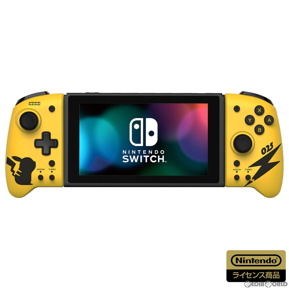 【中古即納】[お得品][表紙説明書なし][ACC][Switch] グリップコントローラー for Nintendo Switch(ニンテンドースイッチ) ピカチュウCOOL 任天堂ライセンス商品 HORI(NSW-256)(20201128)
