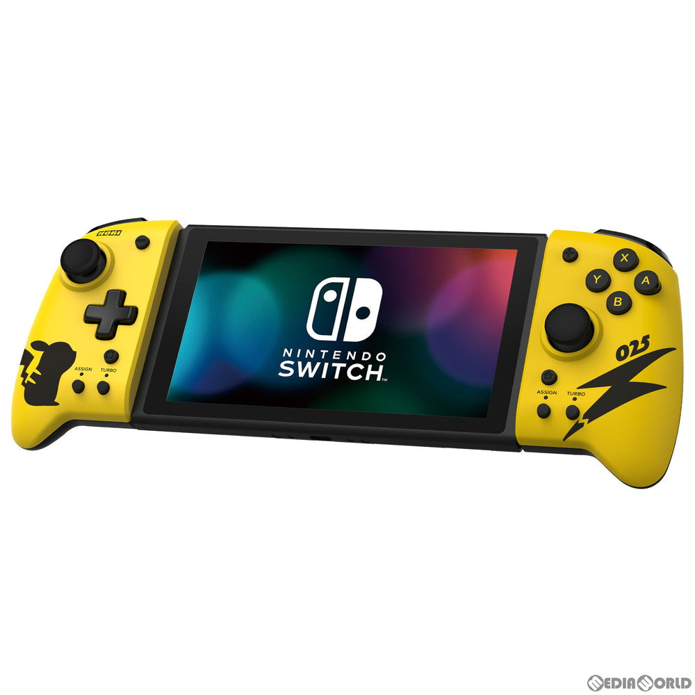 【中古即納】[お得品][表紙説明書なし][ACC][Switch] グリップコントローラー for Nintendo Switch(ニンテンドースイッチ) ピカチュウCOOL 任天堂ライセンス商品 HORI(NSW-256)(20201128)