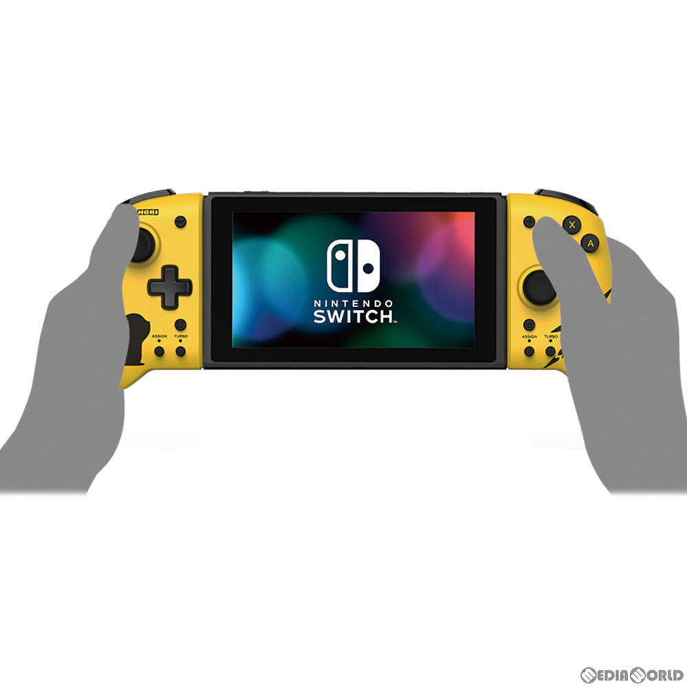 【中古即納】[お得品][表紙説明書なし][ACC][Switch] グリップコントローラー for Nintendo Switch(ニンテンドースイッチ) ピカチュウCOOL 任天堂ライセンス商品 HORI(NSW-256)(20201128)
