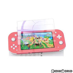 【新品】【お取り寄せ】[ACC][Switch] Nintendo Switch Lite用(ニンテンドースイッチライト用) 液晶保護ガラスフィルム 抗菌・防指紋(2枚入) YOSH(GS104)(20201231)
