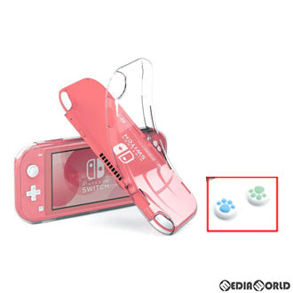【新品】【お取り寄せ】[ACC][Switch] Nintendo Switch Lite用(ニンテンドースイッチライト用) TPUカバー(スティックカバー2個付) YOSH(GS109)(20201231)