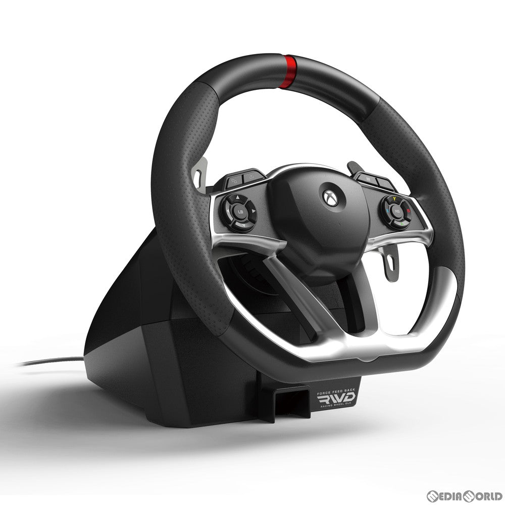 【中古即納】[お得品][表紙説明書なし][ACC][XboxX/S] Force Feedback Racing Wheel DLX for Xbox Series X|S(フォース フィードバックレーシングホイール DLX for Xbox シリーズ X|S) マイクロソフトライセンス商品 HORI(AB05-001)(20210715)