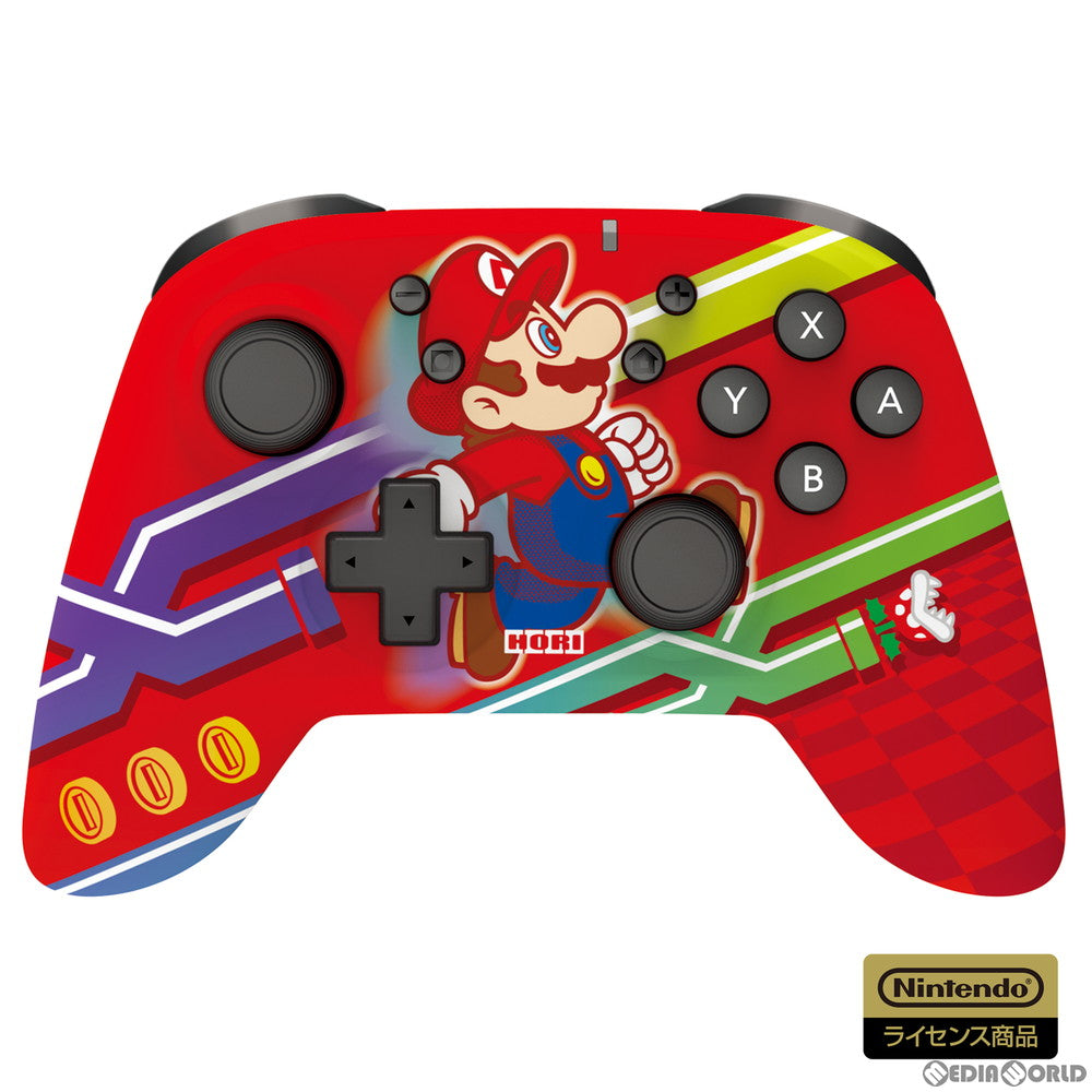 【中古即納】[ACC][Switch] ワイヤレスホリパッド for Nintendo Switch(ニンテンドースイッチ) スーパーマリオエディション 任天堂ライセンス商品 HORI(NSW-310)(20210212)