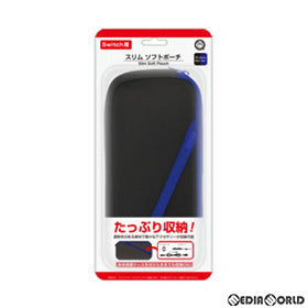 【新品】【お取り寄せ】[ACC][Switch] Switch用(スイッチ用) スリムソフトポーチ (ブラックネイビー) コロンバスサークル(CC-NSSSP-BN)(20210331)