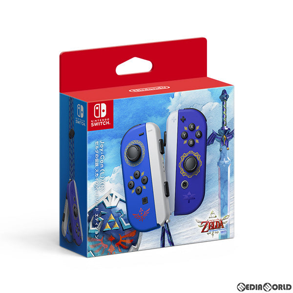 【中古即納】[お得品][表紙説明書なし][ACC][Switch] Joy-Con(L)/(R) ゼルダの伝説 スカイウォードソード エディション 任天堂(HAC-A-JAUAE)(20210716)