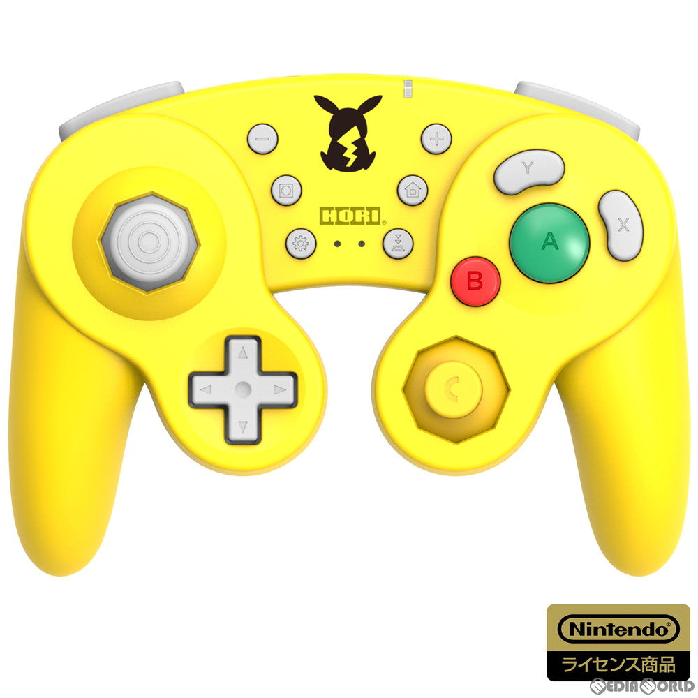 【中古即納】[お得品][表紙説明書なし][ACC][Switch] ホリ ワイヤレスクラシックコントローラー for Nintendo Switch(ニンテンドースイッチ) ピカチュウ 任天堂ライセンス商品 HORI(NSW-275)(20210430)
