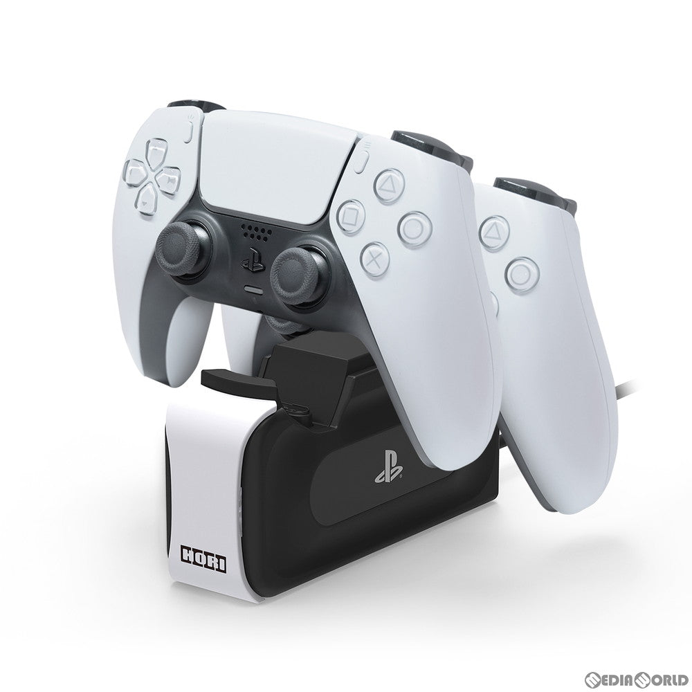 【中古即納】[ACC][PS5] DualSense(デュアルセンス) ワイヤレスコントローラー専用 充電スタンドダブル for PlayStation5(プレイステーション5) ソニーライセンス商品 HORI(SPF-012)(20210701)