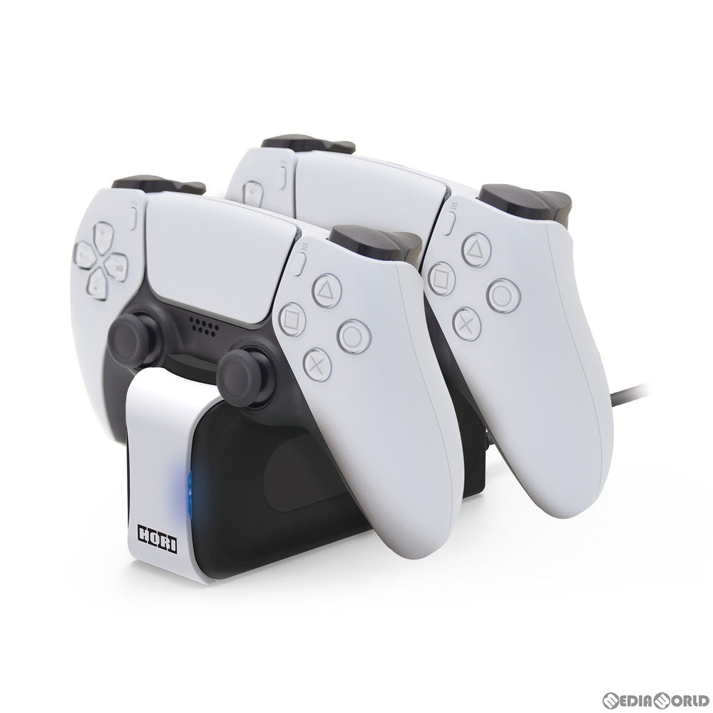 【中古即納】[ACC][PS5] DualSense(デュアルセンス) ワイヤレスコントローラー専用 充電スタンドダブル for PlayStation5(プレイステーション5) ソニーライセンス商品 HORI(SPF-012)(20210701)