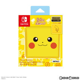 【新品】【お取り寄せ】[ACC][Switch] Nintendo Switch専用(ニンテンドースイッチ専用) カードケースカードポケット24 ポケットモンスター ピカチュウ 任天堂ライセンス商品 マックスゲームズ(HACF-02PMPI)(20210625)