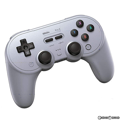 【新品】【お取り寄せ】[ACC][Switch] 8BitDo Pro 2 Bluetooth gamepad(ゲームパッド) Gray Edition(グレー エディション) サイバーガジェット(CY-8BDP2BG-GY)(20211005)