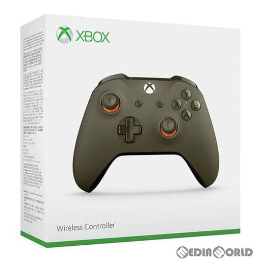 【中古即納】[お得品][表紙説明書なし][ACC][XboxOne] Xbox ワイヤレスコントローラー グリーン/オレンジ マイクロソフト(WL3-00037)(20170216)