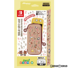 【新品】【お取り寄せ】[ACC][Switch] Nintendo Switch Lite専用(ニンテンドースイッチライト専用) スマートポーチEVA あつまれ どうぶつの森 ラインアート 任天堂ライセンス商品 マックスゲームズ(HROP-04ADL)(20210722)
