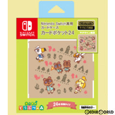 【中古即納】[ACC][Switch] Nintendo Switch専用(ニンテンドースイッチ専用) カードケースカードポケット24 あつまれ どうぶつの森 ラインアート 任天堂ライセンス商品 マックスゲームズ(HACF-02ADL)(20210722)