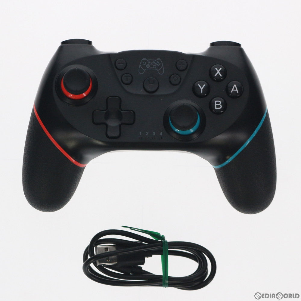 【中古即納】[ACC][Switch] Wireless Controller For Switch(ワイヤレス コントローラー フォー スイッチ) Nintendo Switch Proコントローラー互換品(ブラック) ノーブランド(SW001)(20210131)