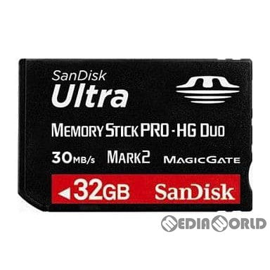 【中古即納】[ACC][PSP] メモリースティック PRO-HG デュオ(MemoryStick PRO-HG Duo) 32GB サンディスク(SDMSPDHG-032G-J95)(20091030)