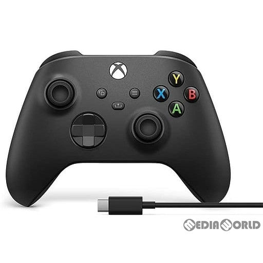 【中古即納】[お得品][表紙説明書なし][ACC][XboxX/S] X BOX コントローラー+USB-Cケーブル 日本マイクロソフト(1V8-00005)(20201110)