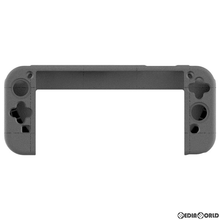 【新品】【お取り寄せ】[ACC][Switch] CYBER・シリコンカバー(SWITCH 有機EL用)(スイッチ 有機EL用) ブラック サイバーガジェット(CY-NSOSC-BK)(20211008)