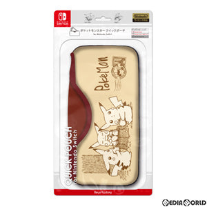 【新品】【お取り寄せ】[ACC][Switch] ポケットモンスター クイックポーチ for Nintendo Switch(for ニンテンドースイッチ) Type-B 任天堂ライセンス商品 キーズファクトリー(CQP-011-2)(20211119)
