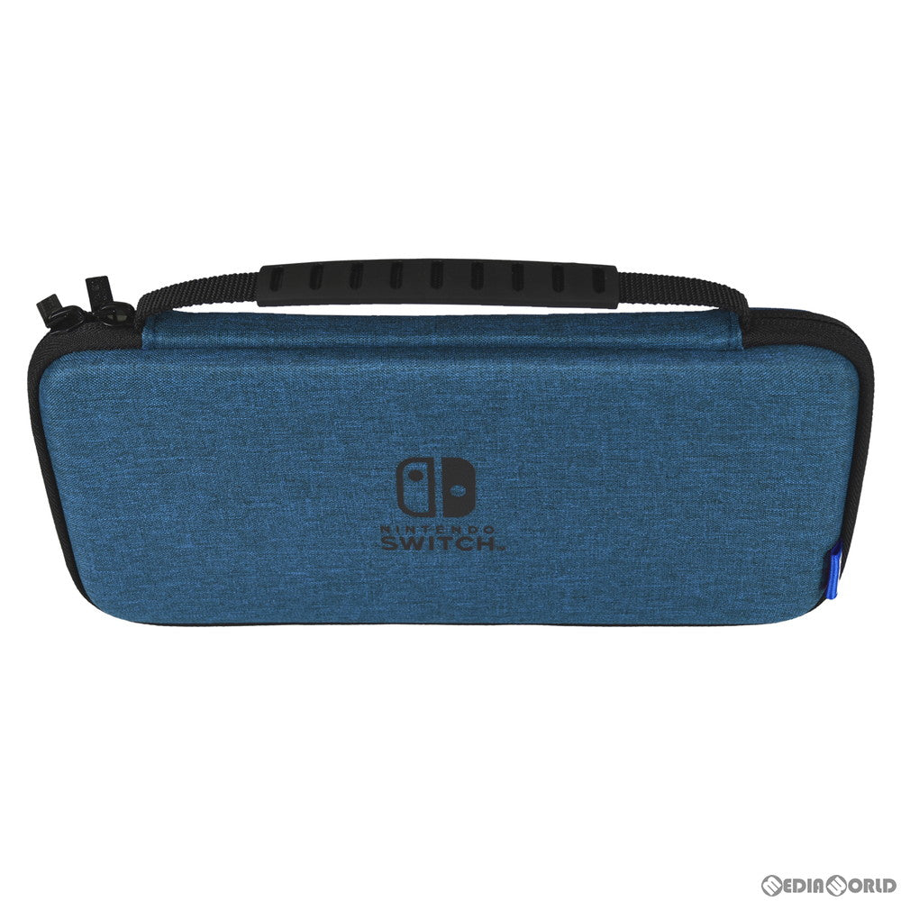 【中古即納】[ACC][Switch] スリムハードポーチ プラス for Nintendo Switch(ニンテンドースイッチ) ブルー 任天堂ライセンス商品 HORI(NSW-811)(20211008)