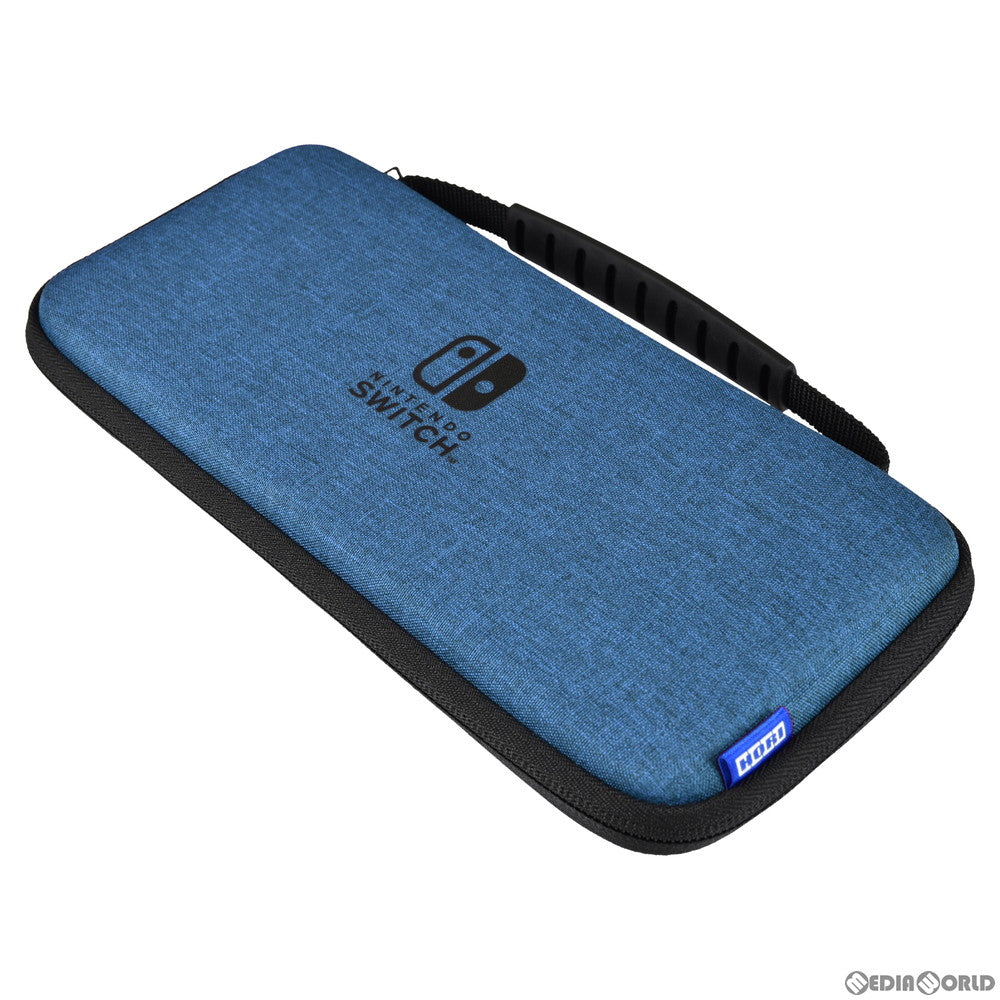 【中古即納】[ACC][Switch] スリムハードポーチ プラス for Nintendo Switch(ニンテンドースイッチ) ブルー 任天堂ライセンス商品 HORI(NSW-811)(20211008)