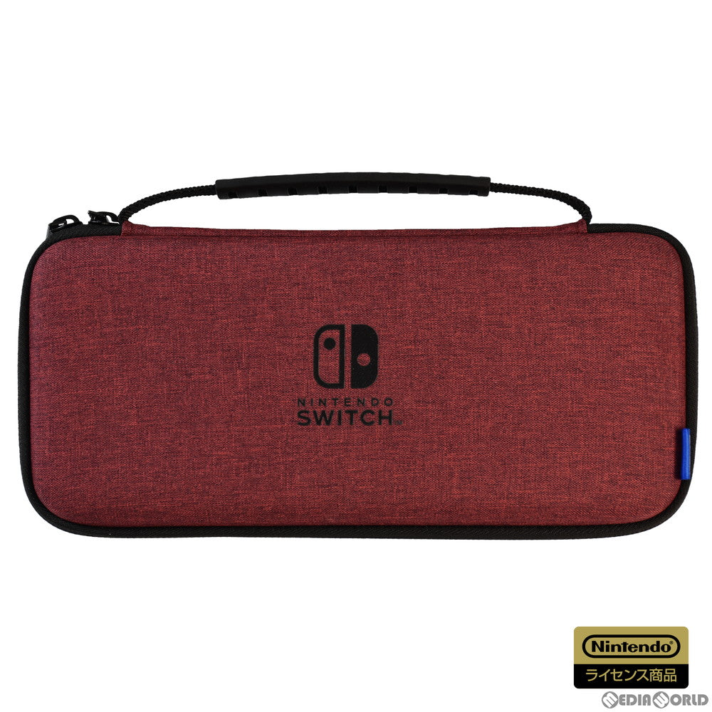 【中古即納】[ACC][Switch] スリムハードポーチ プラス for Nintendo Switch(ニンテンドースイッチ) レッド 任天堂ライセンス商品 HORI(NSW-812)(20211008)