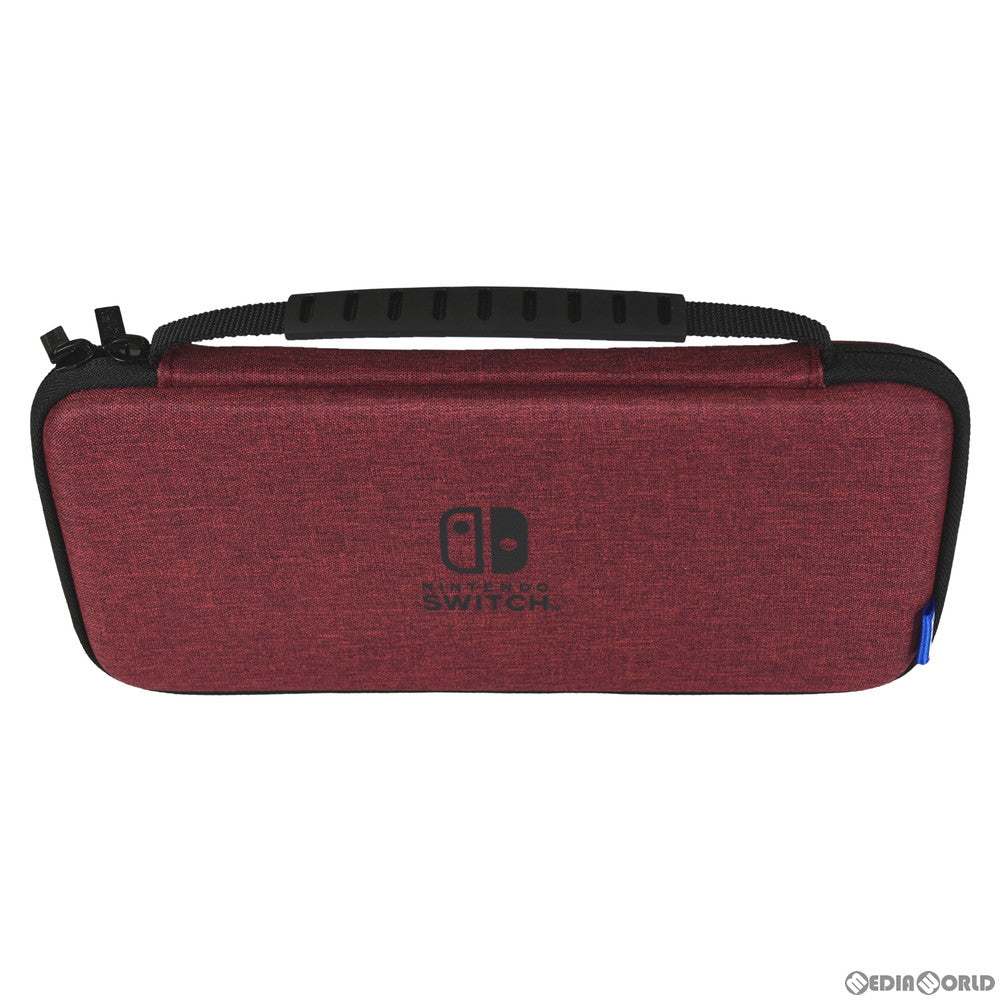 【中古即納】[ACC][Switch] スリムハードポーチ プラス for Nintendo Switch(ニンテンドースイッチ) レッド 任天堂ライセンス商品 HORI(NSW-812)(20211008)