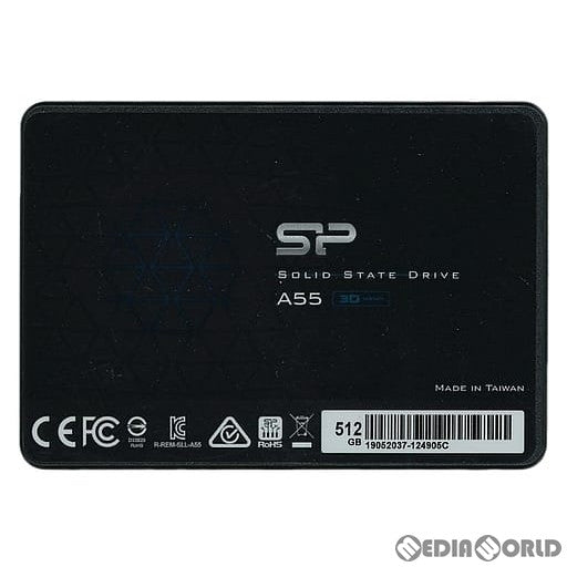 【中古即納】[ACC][ETC] 2.5インチ内蔵型SSD Ace A55 512GB  7mm SATAIII シリコンパワー(SP512GBSS3A55S25)(20180101)