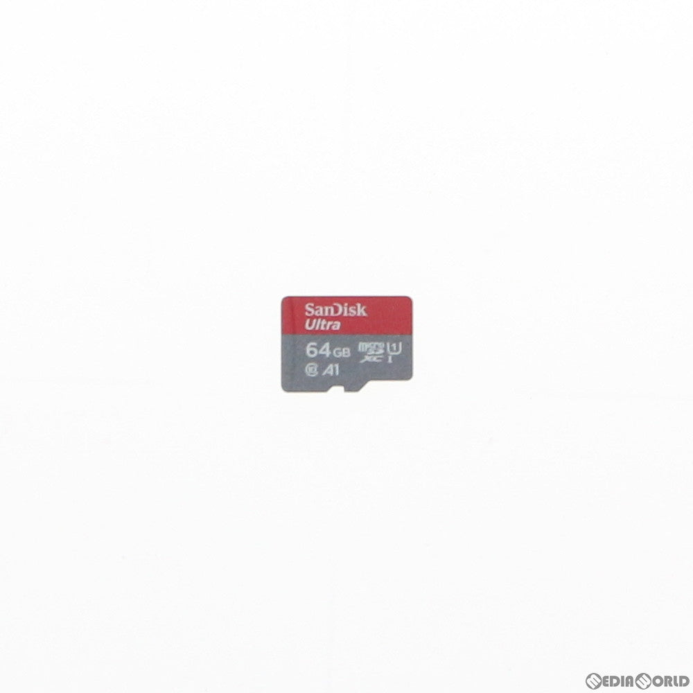 【中古即納】[ACC][Switch] microSDXCカード(マイクロSDXCカード) ウルトラ 64GB UHS-I sandisk(SDSQUAC-064G-JN3MA)(20140228)