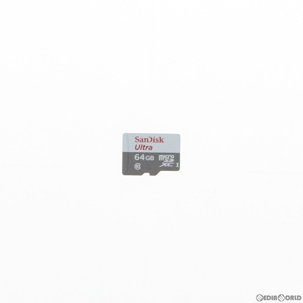 【中古即納】[ACC][Switch] microSDXCカード(マイクロSDXCカード) ウルトラ 64GB UHS-I Class10 sandisk(SDSQUNR-064G-GN3MN)(20140228)