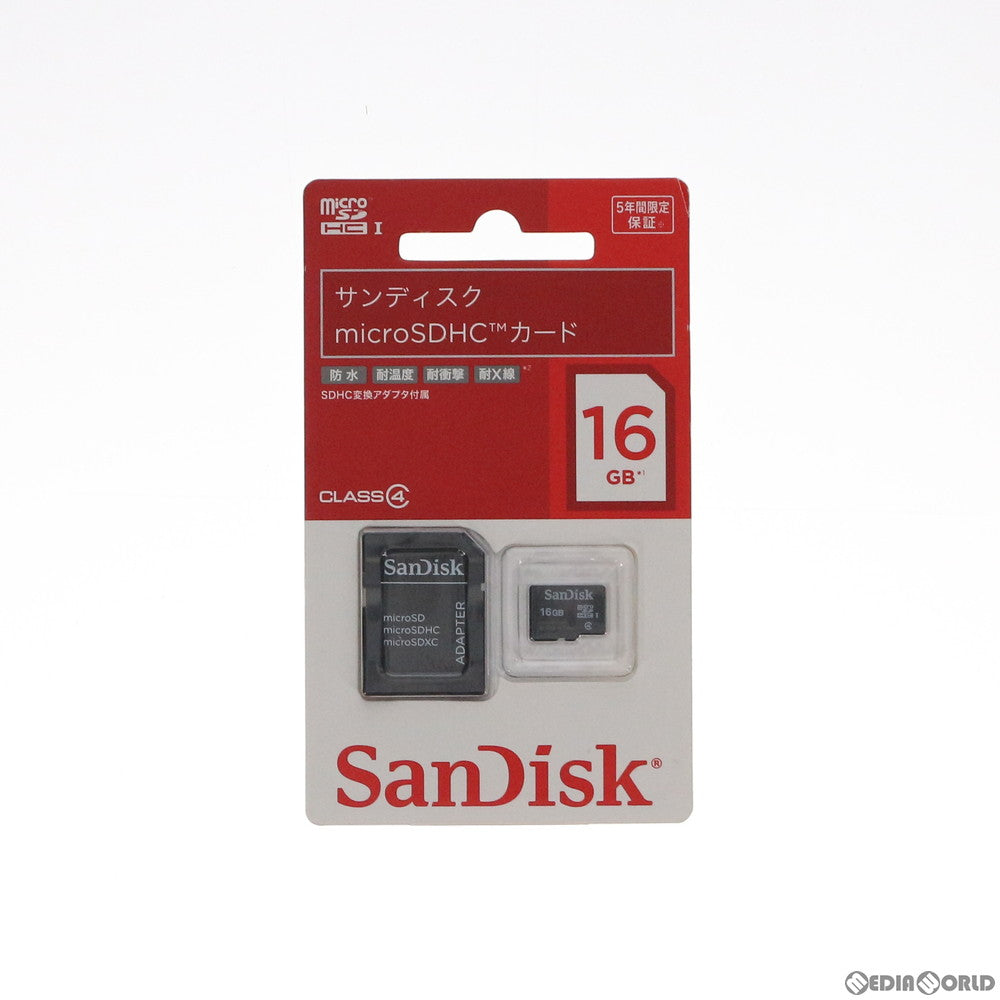 【中古即納】[ACC][Switch] microSDHCカード(マイクロSDHCカード) 16GB class4 sandisk(SDSDQ-016G-J35U)(20121206)