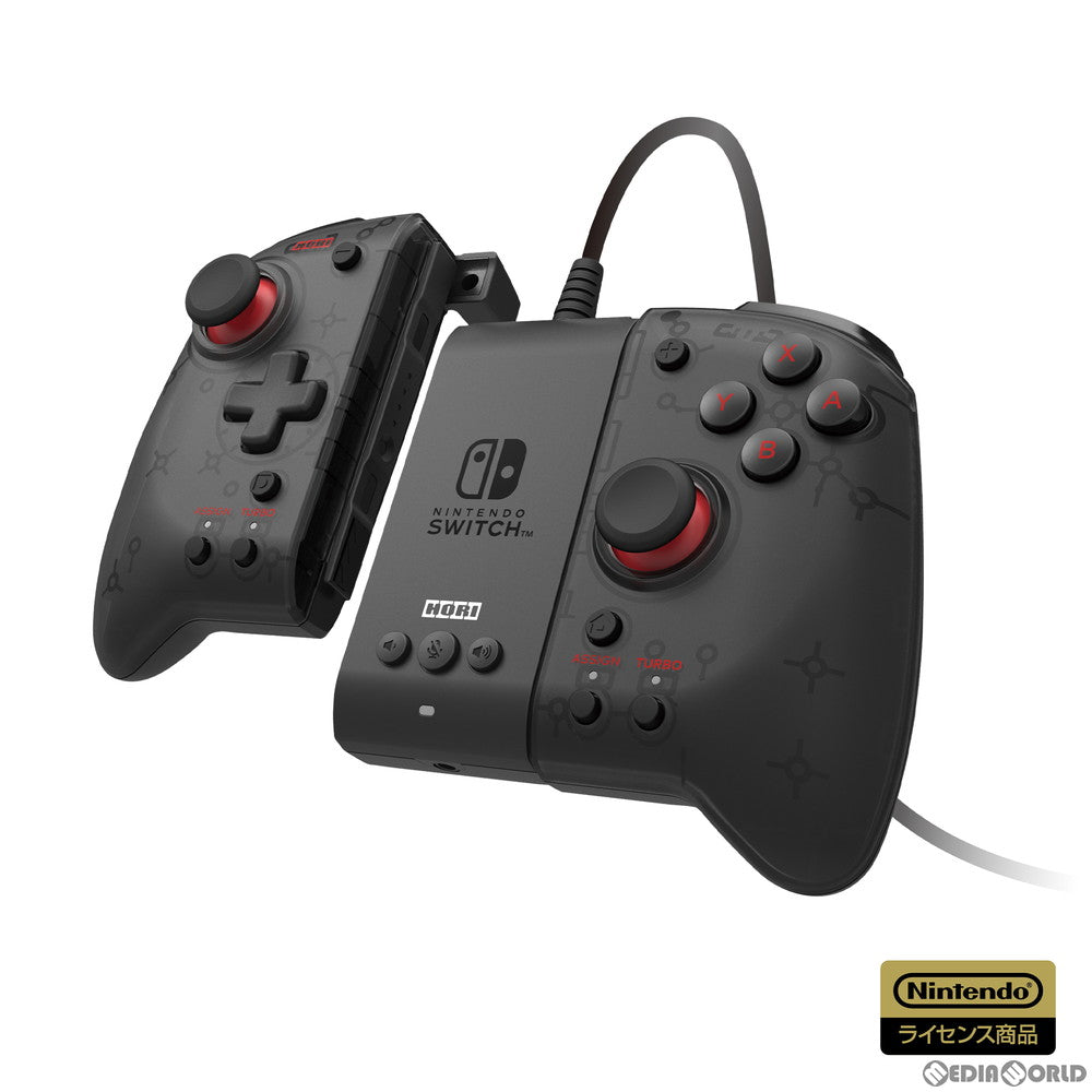 【中古即納】[ACC][Switch] グリップコントローラー 専用アタッチメントセット for Nintendo Switch/PC(ニンテンドースイッチ/PC) 任天堂ライセンス商品 HORI(NSW-371)(20211231)