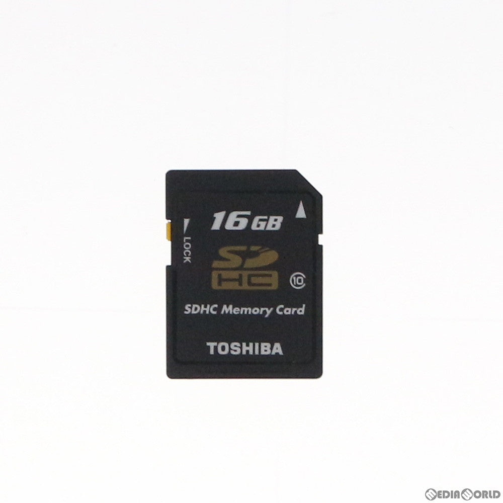 【中古即納】[ACC][3DS] SDHCメモリーカード 16GB Class10 ブラック TOSHIBA(SD-GX016G)(20120519)