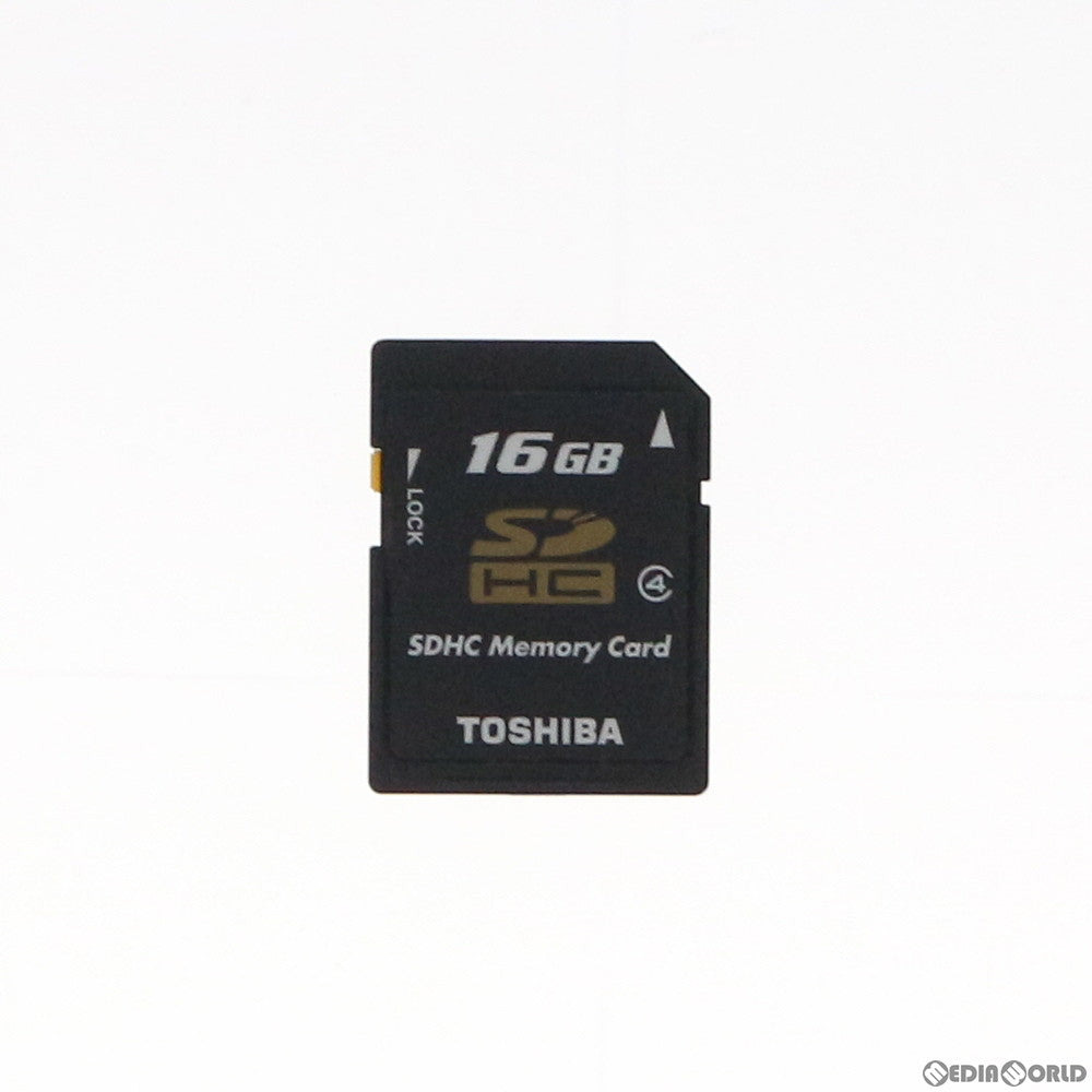 【中古即納】[ACC][3DS] SDHCメモリーカード 16GB Class4 ブラック TOSHIBA(SD-F016GTS)(20110611)