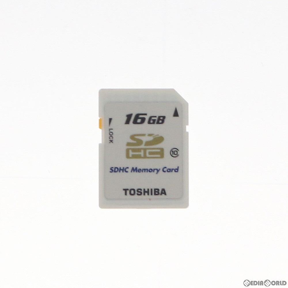 【中古即納】[ACC][3DS] SDHCメモリーカード 16GB Class10 ホワイト TOSHIBA (SD-FX016G)(20110611)