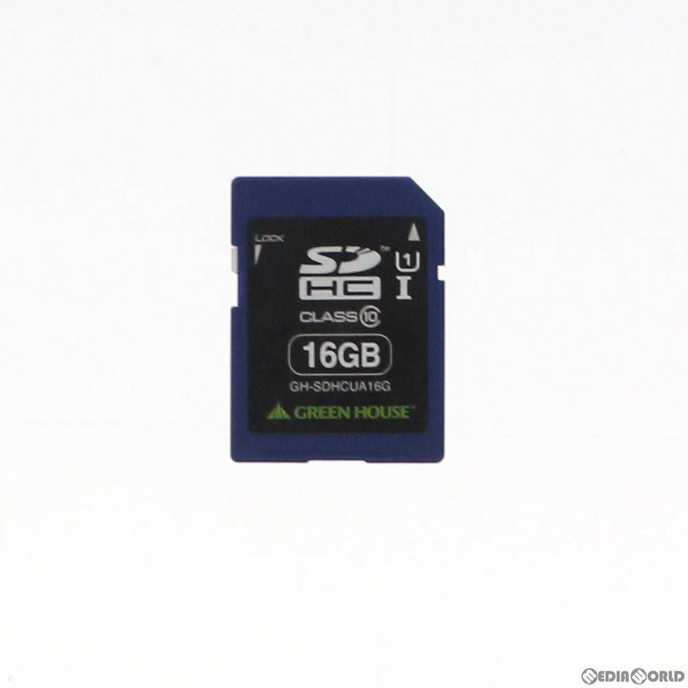 【中古即納】[ACC][3DS] SDHCメモリーカード 16GB Class10 GREENHOUSE(GH-SDHCUA16G)(20110611)