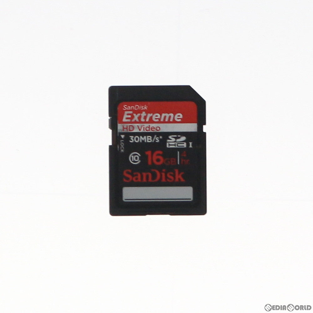 【中古即納】[ACC][3DS] SDHCメモリーカード 16GB Class10 EXTREME HD Video 30MB/S SANDISK(20110611)