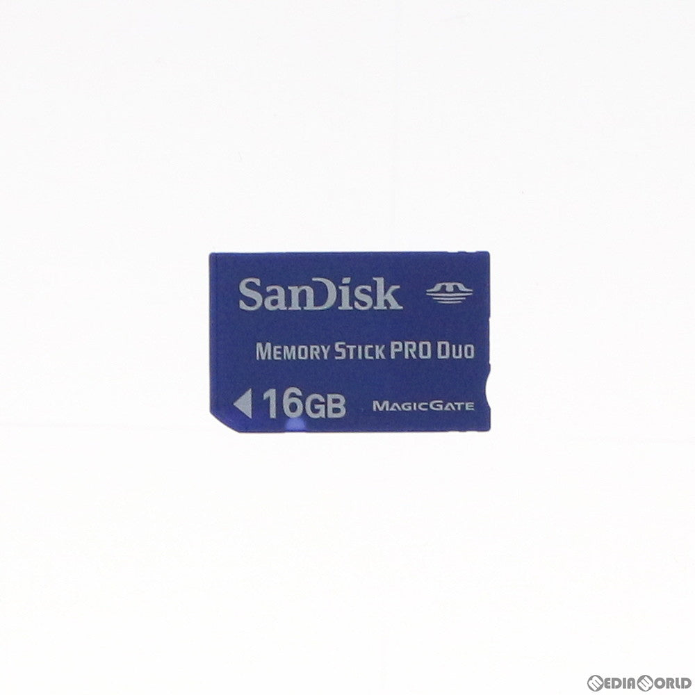 【中古即納】[ACC][PSP] メモリースティック PRO デュオ 16GB(青) Sandisk(SDMSPD-016G-J95)(20090727)