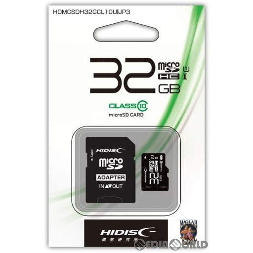 【中古即納】[ACC][Switch] microSDHCカード(マイクロSDHCカード) 32GB UHS-1 class10 HIDISC(HDMCSDH32GCL10UIJP3)(20101119)